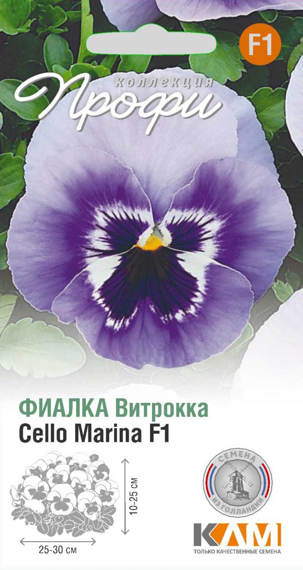 Фиалка Витрокка Cello marina F1 10 шт (20 упаковок)
