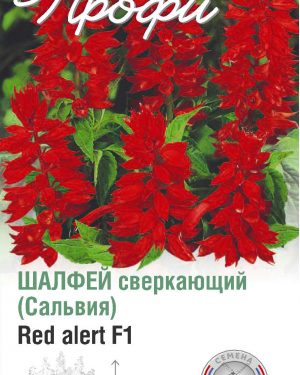 Шалфей сверкающий Red Alert F1 10 шт (20 упаковок)