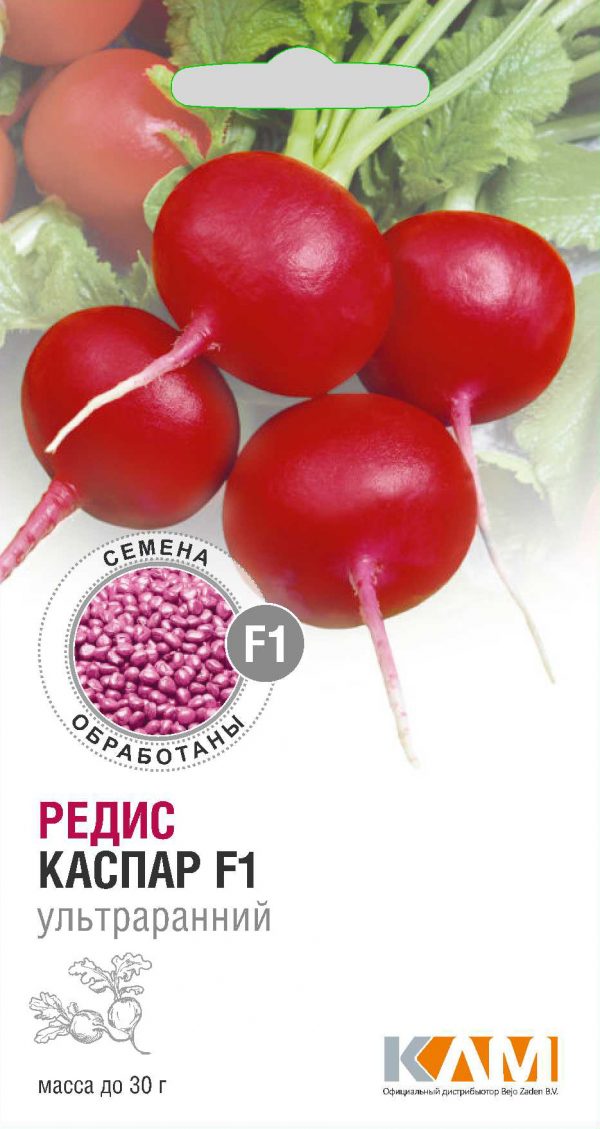 Редис  Каспар F1 50 шт (20 упаковок)